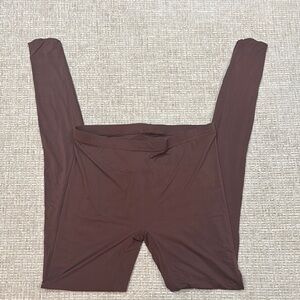 🖤SOLD🖤 NAKED WARDROBE Footed Legging Brown Size Large